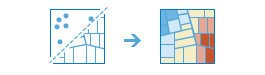 Two-part diagram that produces a layer with different symbology Two-part diagram that produces a layer with different symbology