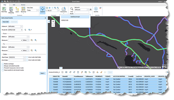 Event Editor's components Event Editor's components