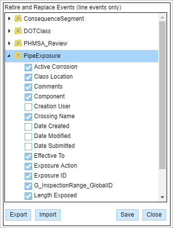 Expanded event layer fields Expanded event layer fields