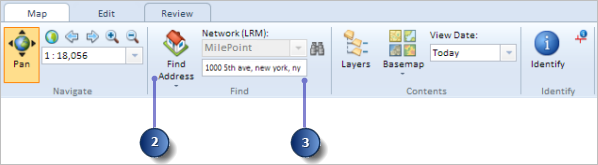 Find Address in Roadway Characteristics Editor Find Address in Roadway Characteristics Editor